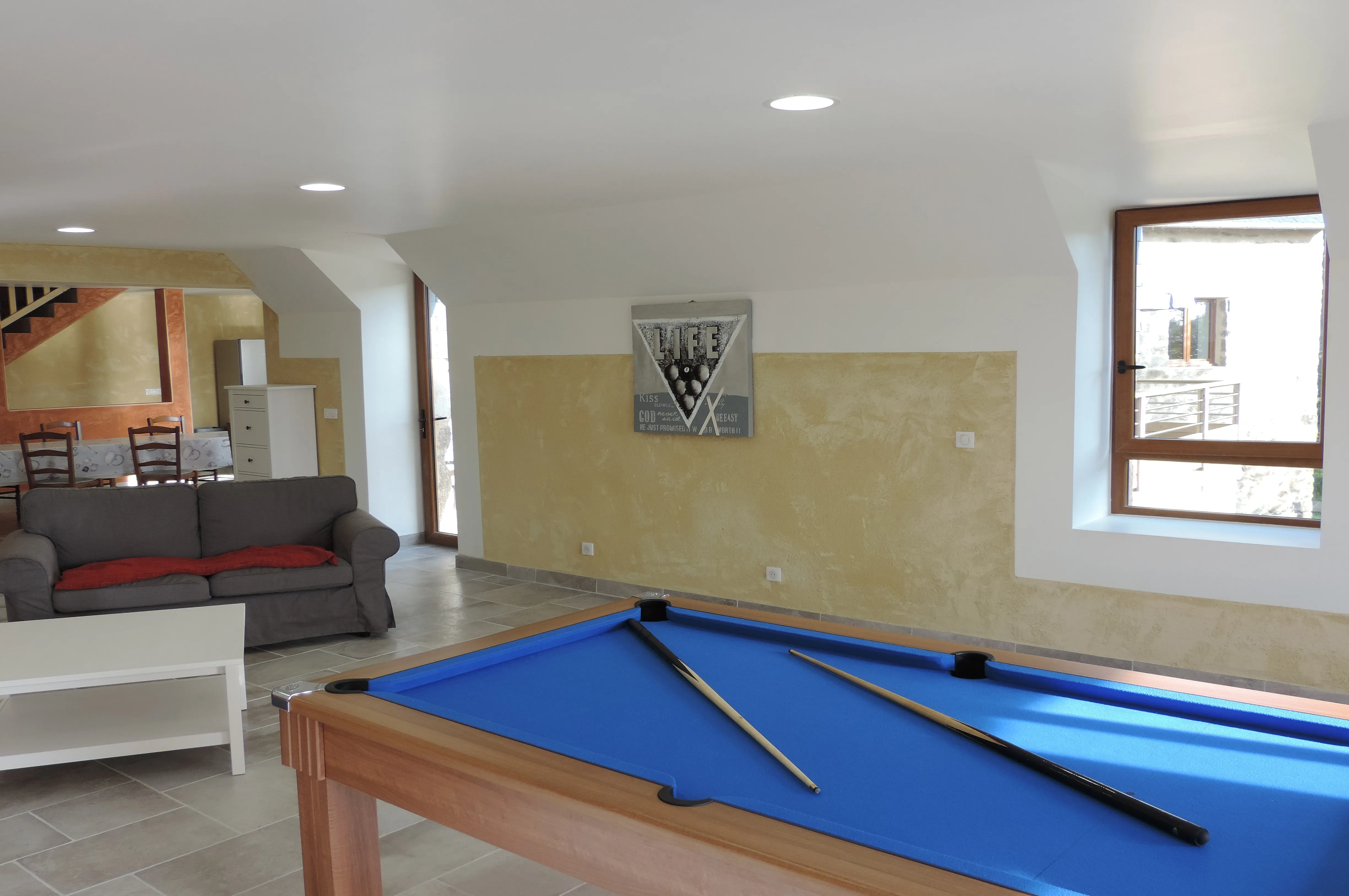 La salle de billard